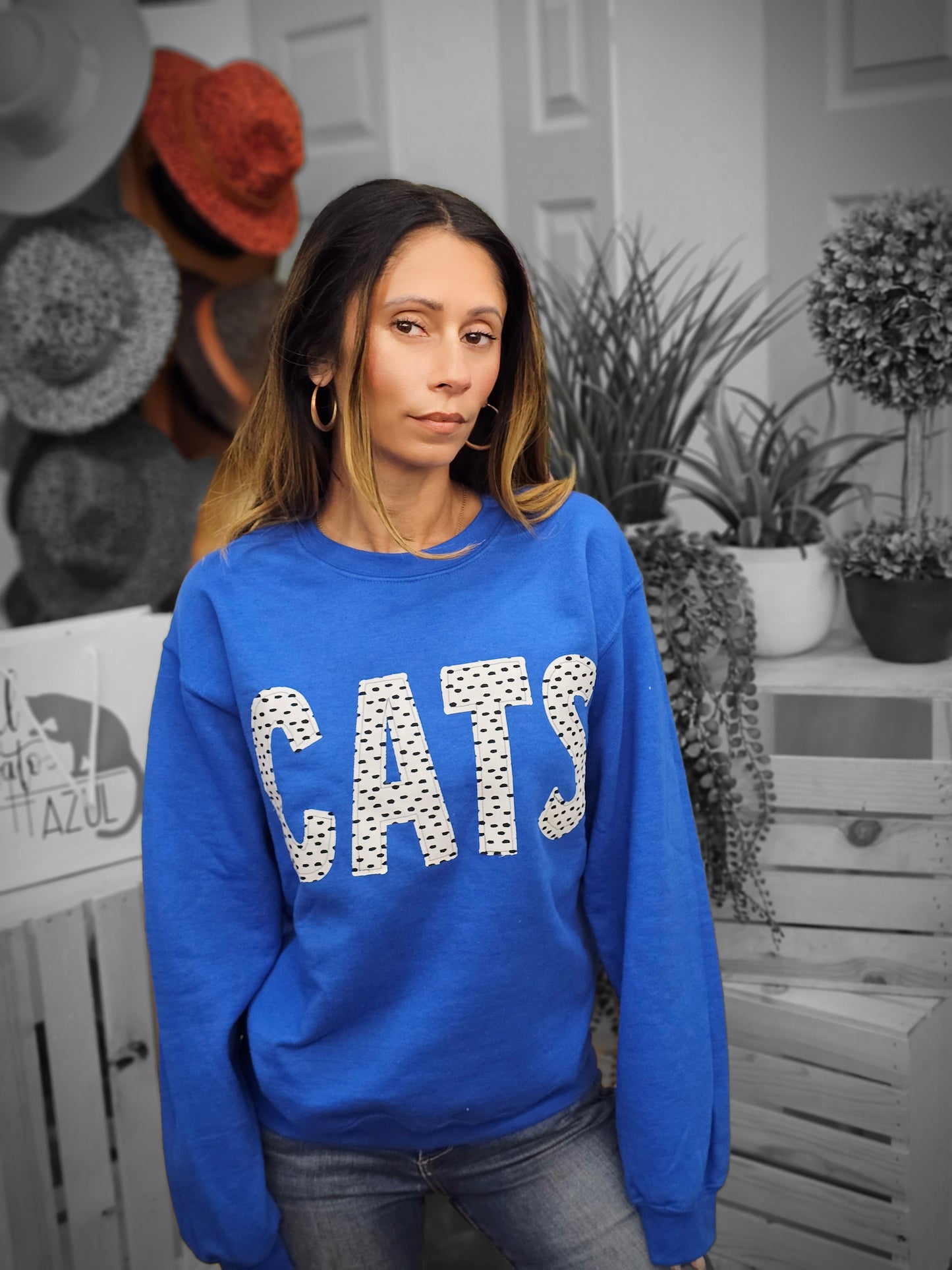 CATS Apliqué SWEATSHIRT