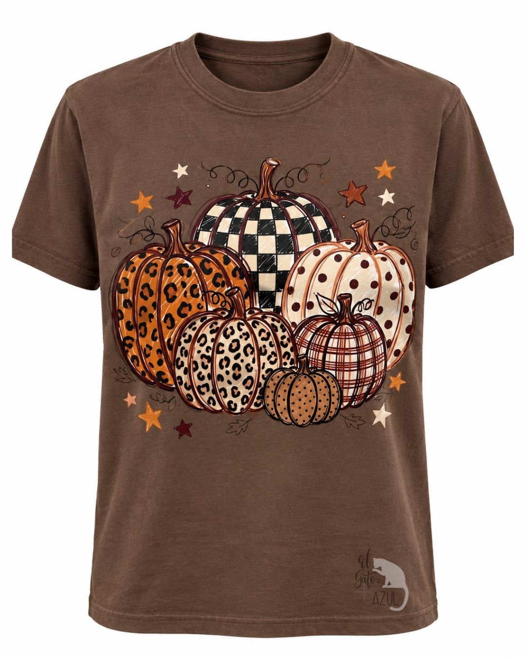 Brown Animal Print Pumpkins