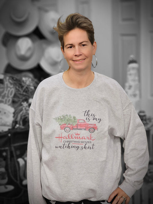 Hallmark Christmas Movies Watching Shirt SWEATSHIRT