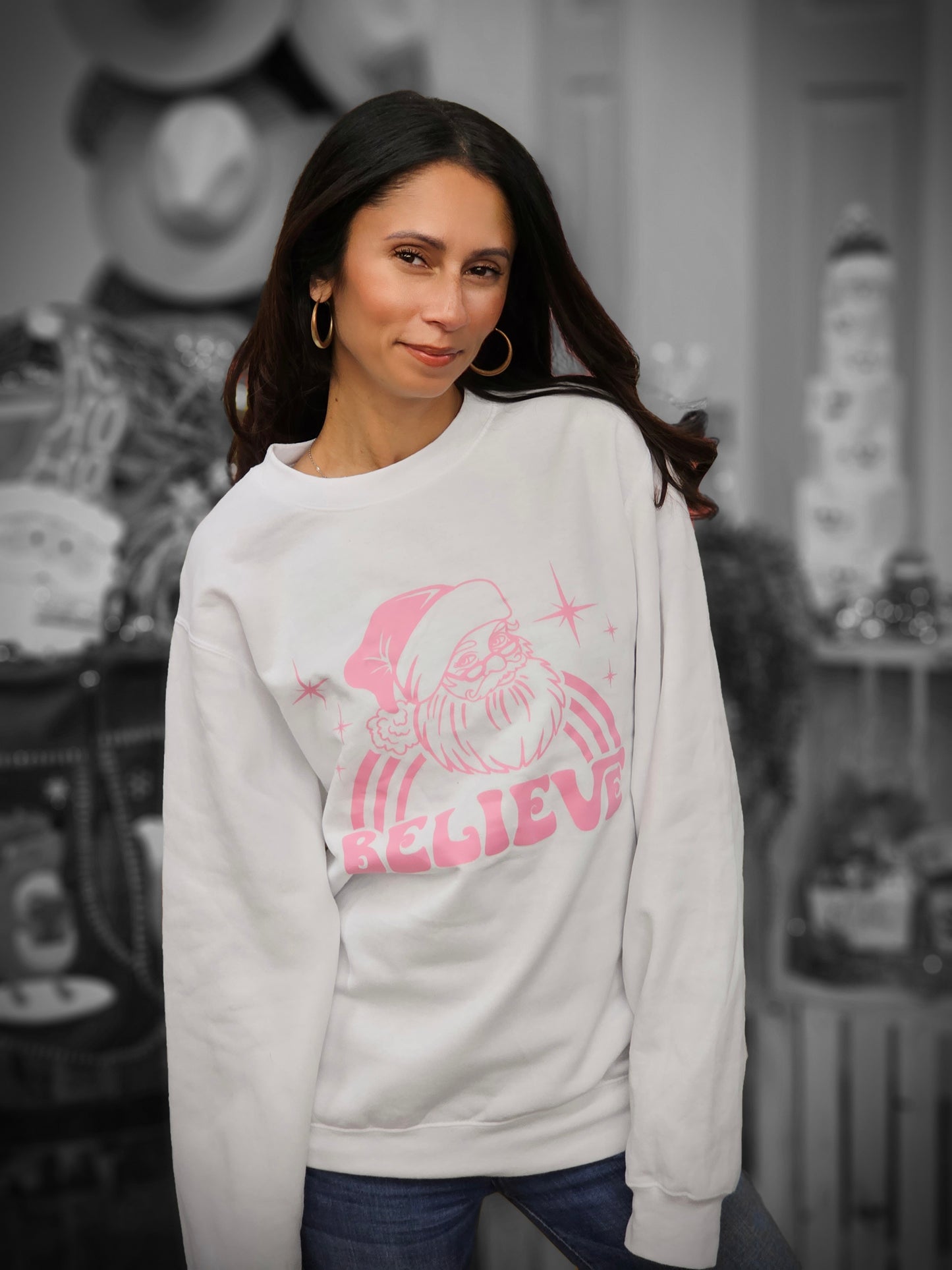 Believe SANTA SWEATSHIRT