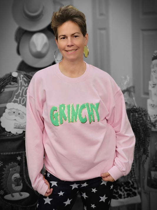 Grinchy 2 - Green on Pink