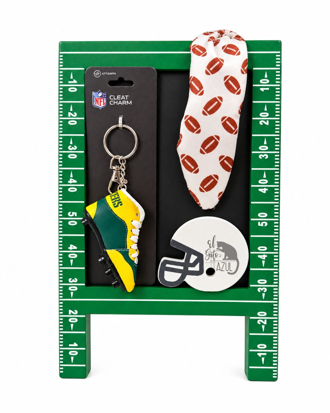 Green Bay Packers Cleat Keychain