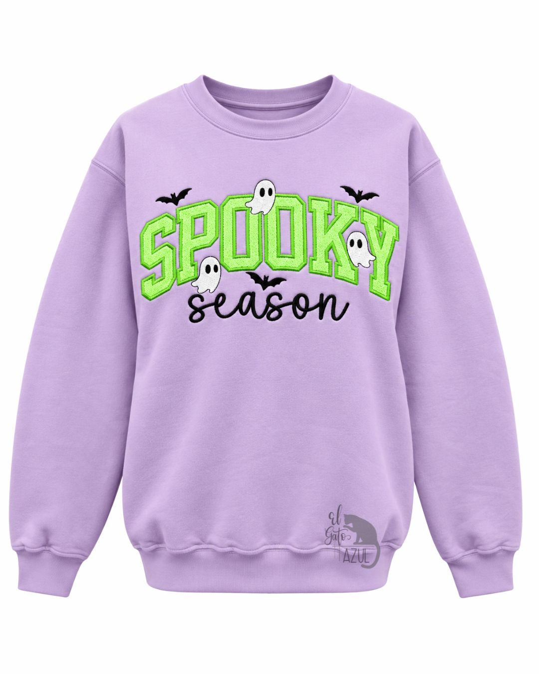 Lilac Spooky Season Embroidered