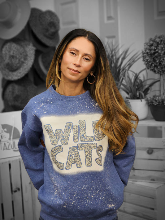 WILDCATS Leopard Print Sweatshirt