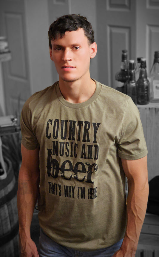 COUNTRY MUSIC and BEER Is Why I'm Here