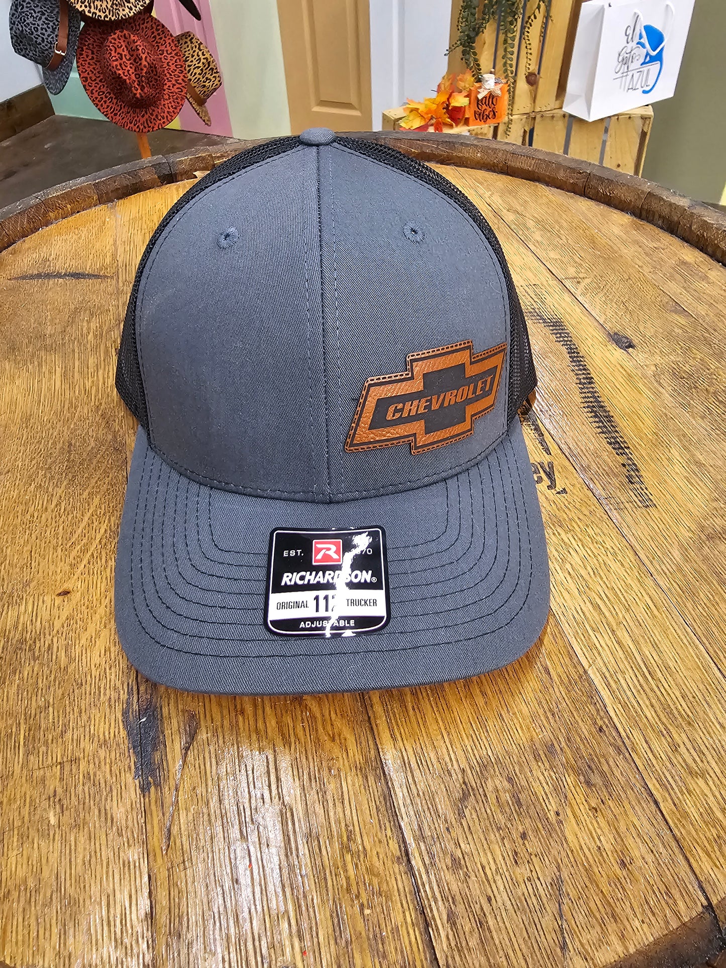 Chevy LEATHER PATCH Hat