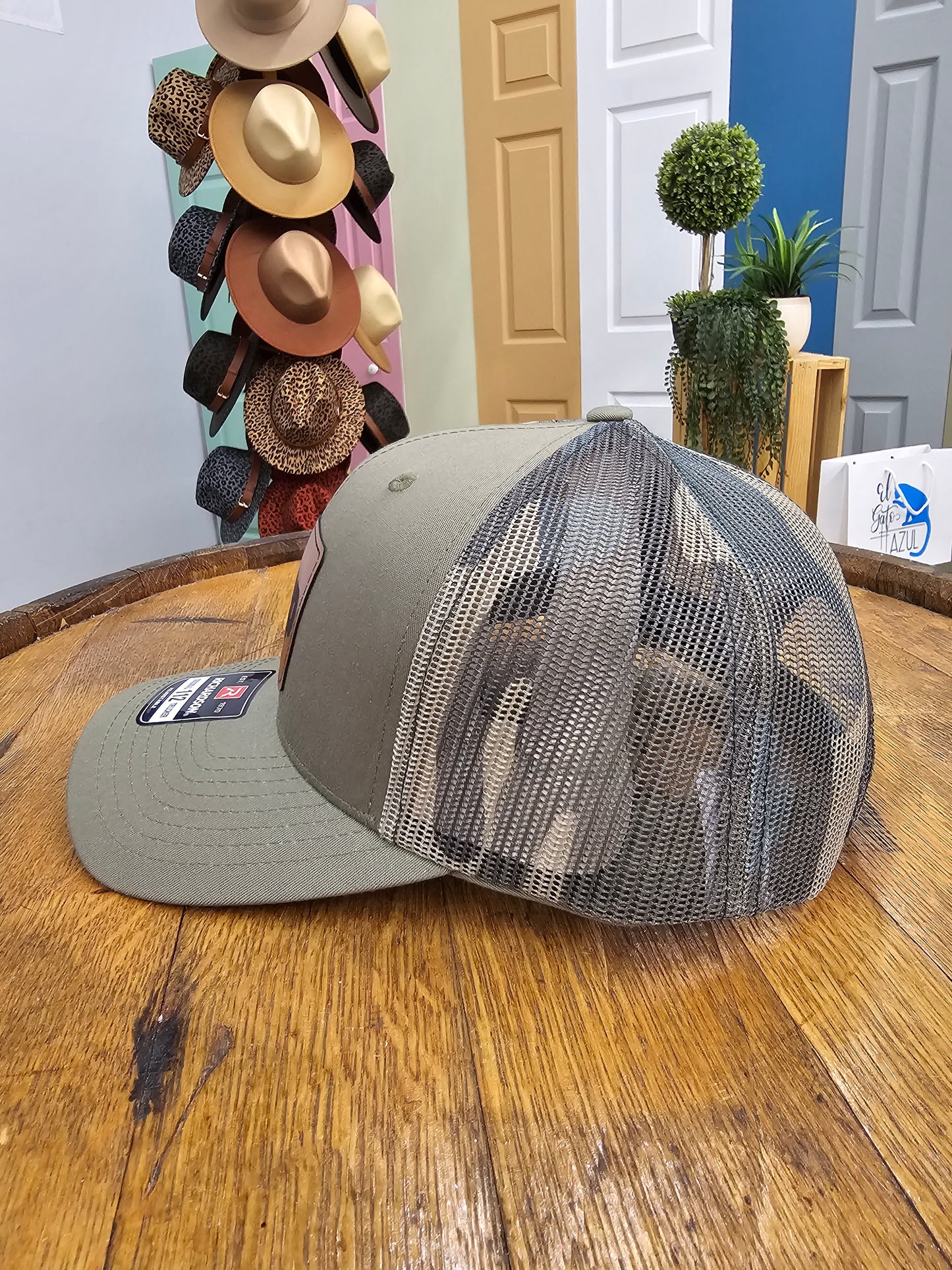 Jeep Leather Patch Hats