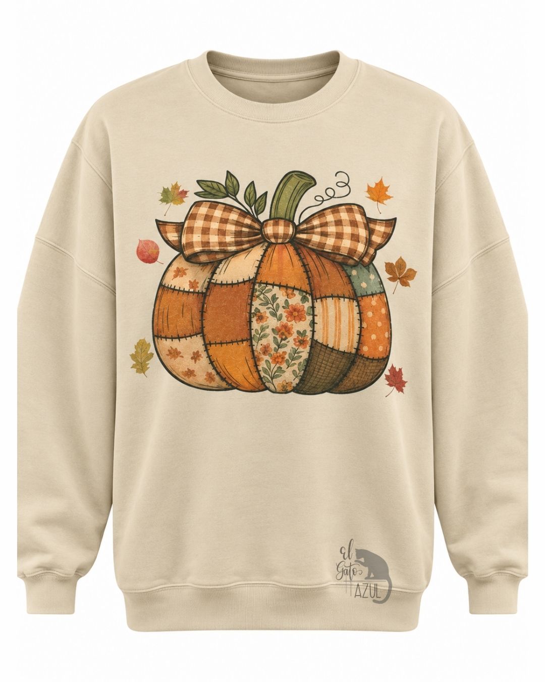 Orange Patchwork Pumpkin