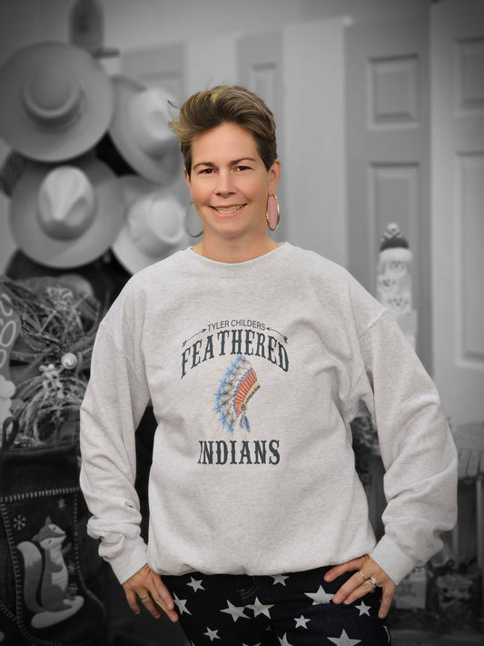 Feathered Indians Grey